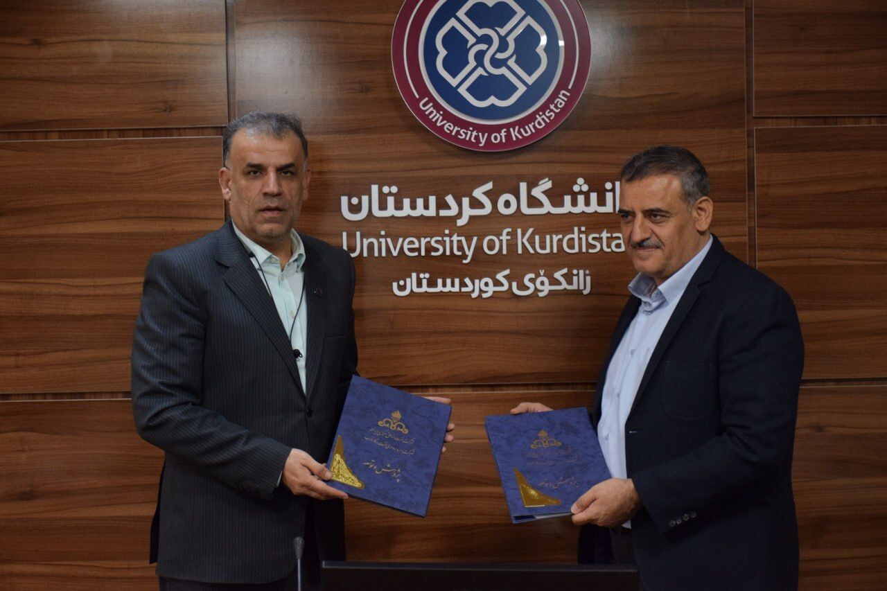 امضای تفاهم‌نامه همکاری بین دانشگاه کردستان و شرکت نفت و گاز غرب