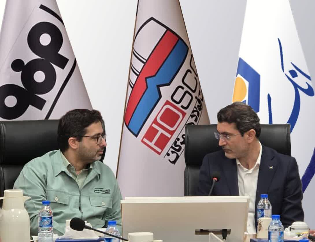 تاکید بر توسعه همکاریهای بانک سینا و فولاد هرمزگان در دیدار مدیران عامل بانک و شرکت