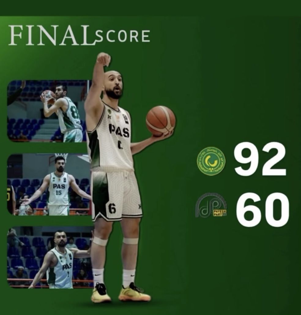 باخت تیم بسکتبال پایش پارت شاهرود مقابل پاس کردستان