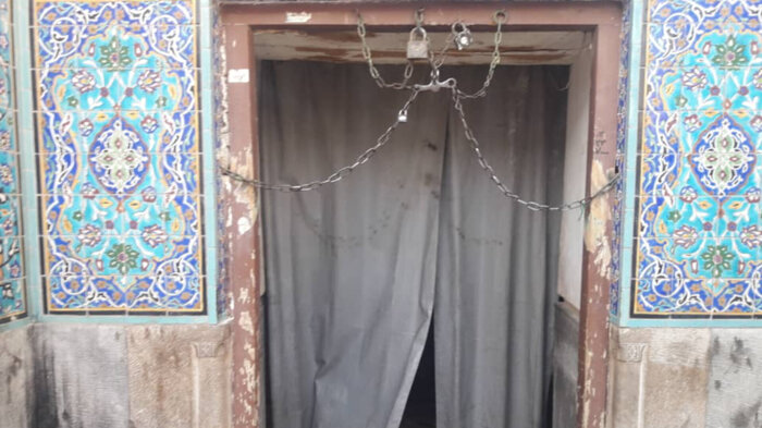 سرقت درب مسجد جامع «خوزان» خمینیشهر در حال پیگیریست
