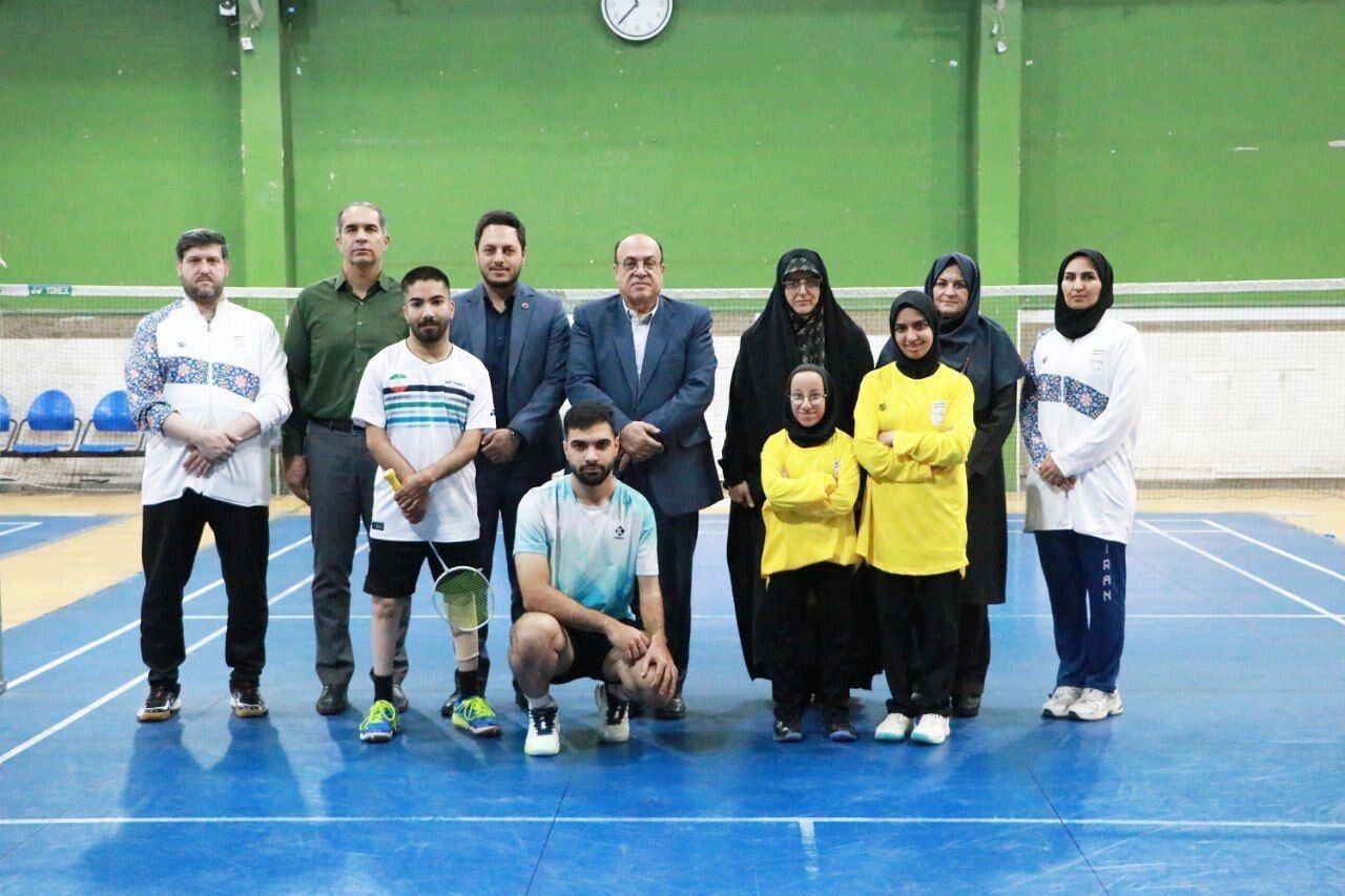 بازدید مسئولان کمیته ملی پارالمپیک از اردوی پارابدمینتون 