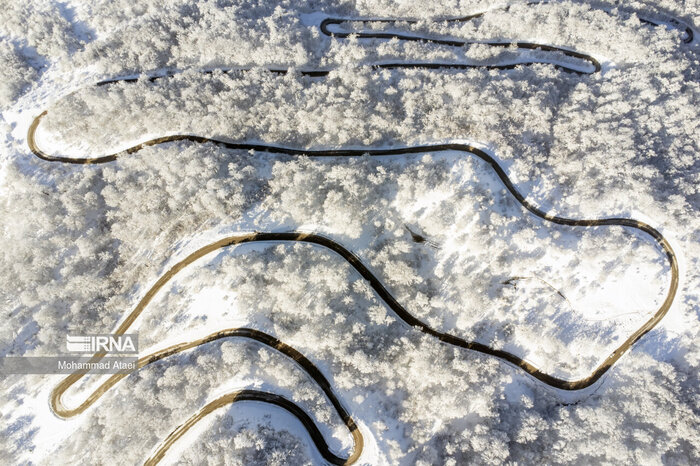 برف جای آتش را گرفت؛ «الیت» سفیدپوش شد