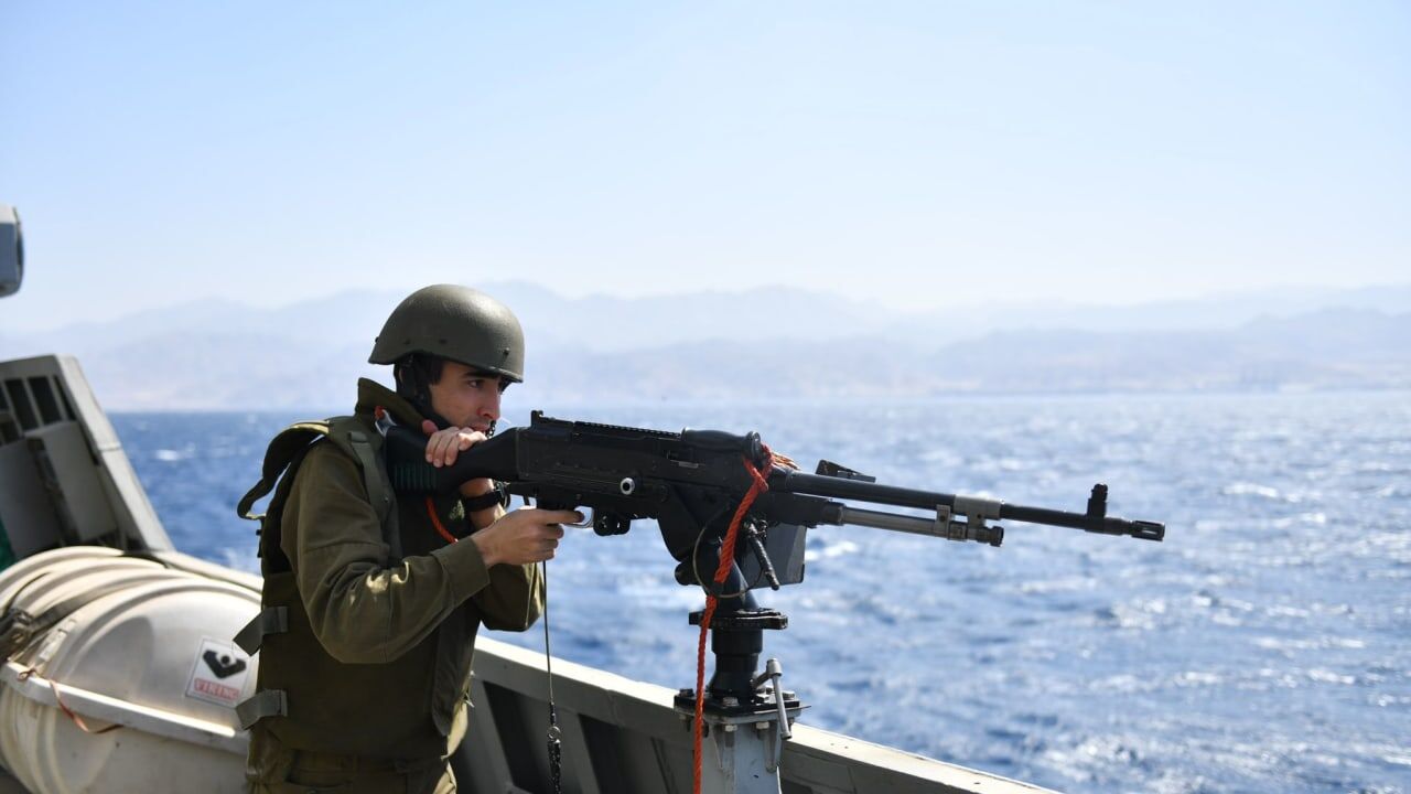 رزمایش مشترک ارتش اسرائیل و ناوگان پنجم نیروی دریایی آمریکا