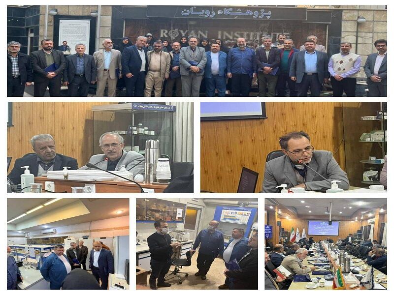 بازدید اعضای کمیسیون‌های دائمی هیأت دولت از پژوهشگاه رویان جهاددانشگاهی
