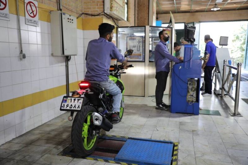 صدور معاینه فنی موتورسیکلت‌ها در تهران برخط شد