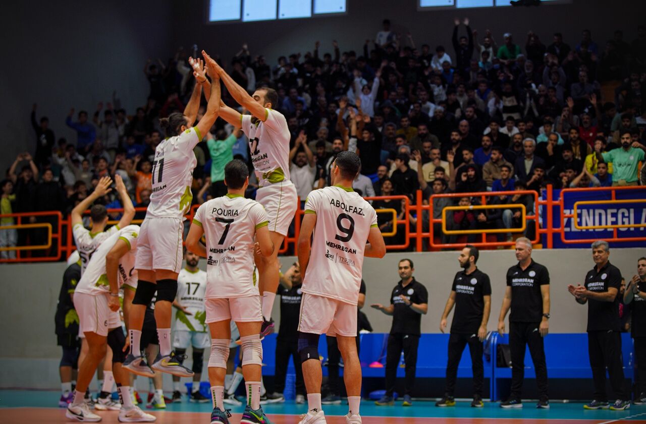 مهرگان ۳ - ۲ مس رفسنجان؛ صعود ۲ پلهای نوریها با چهارمین برد فصل