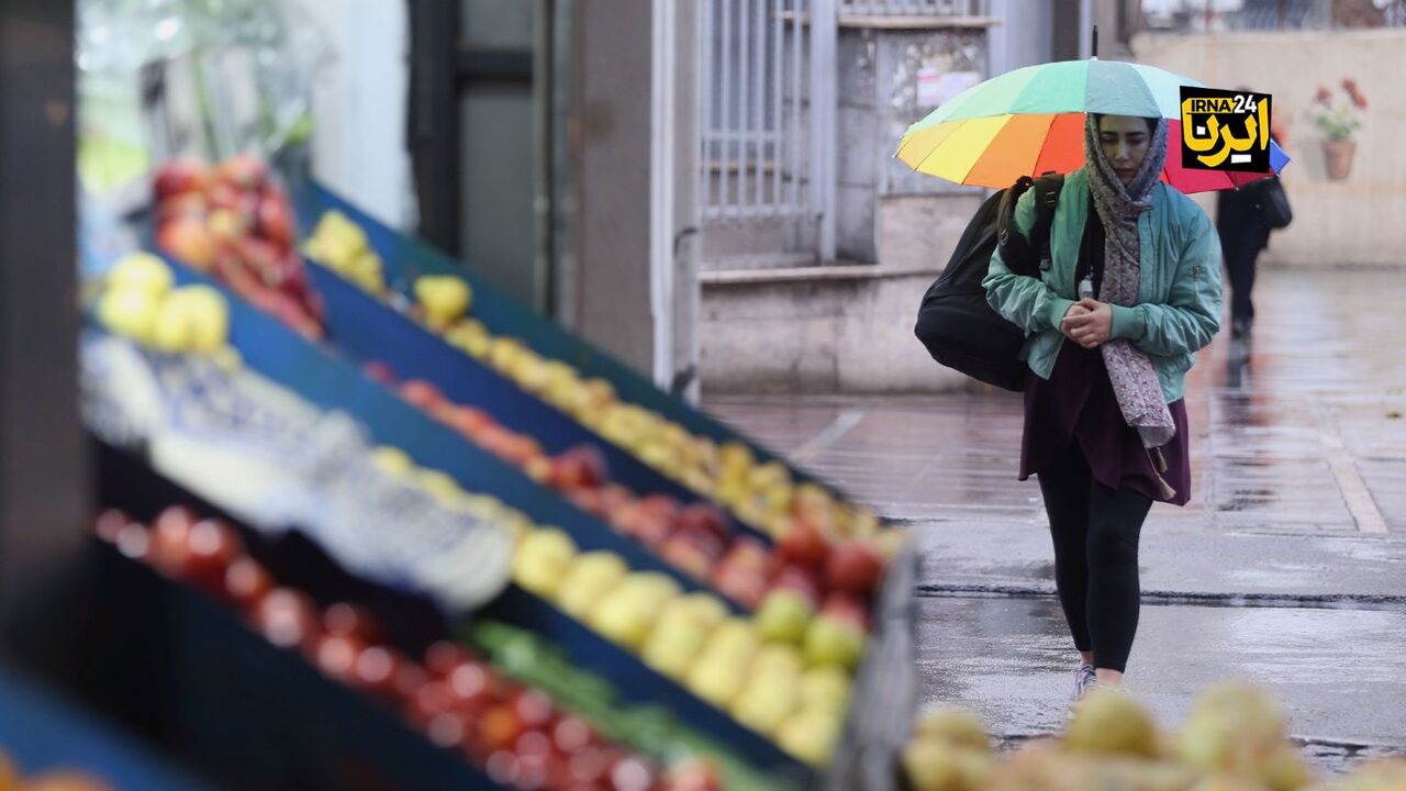 آسمان تهران هم بارانی شد
