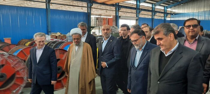 بازدید وزیر کار از شرکت سیم و کابل دامغان، تعاونی موفق در صادرات با ۲۰ مشتری بینالمللی