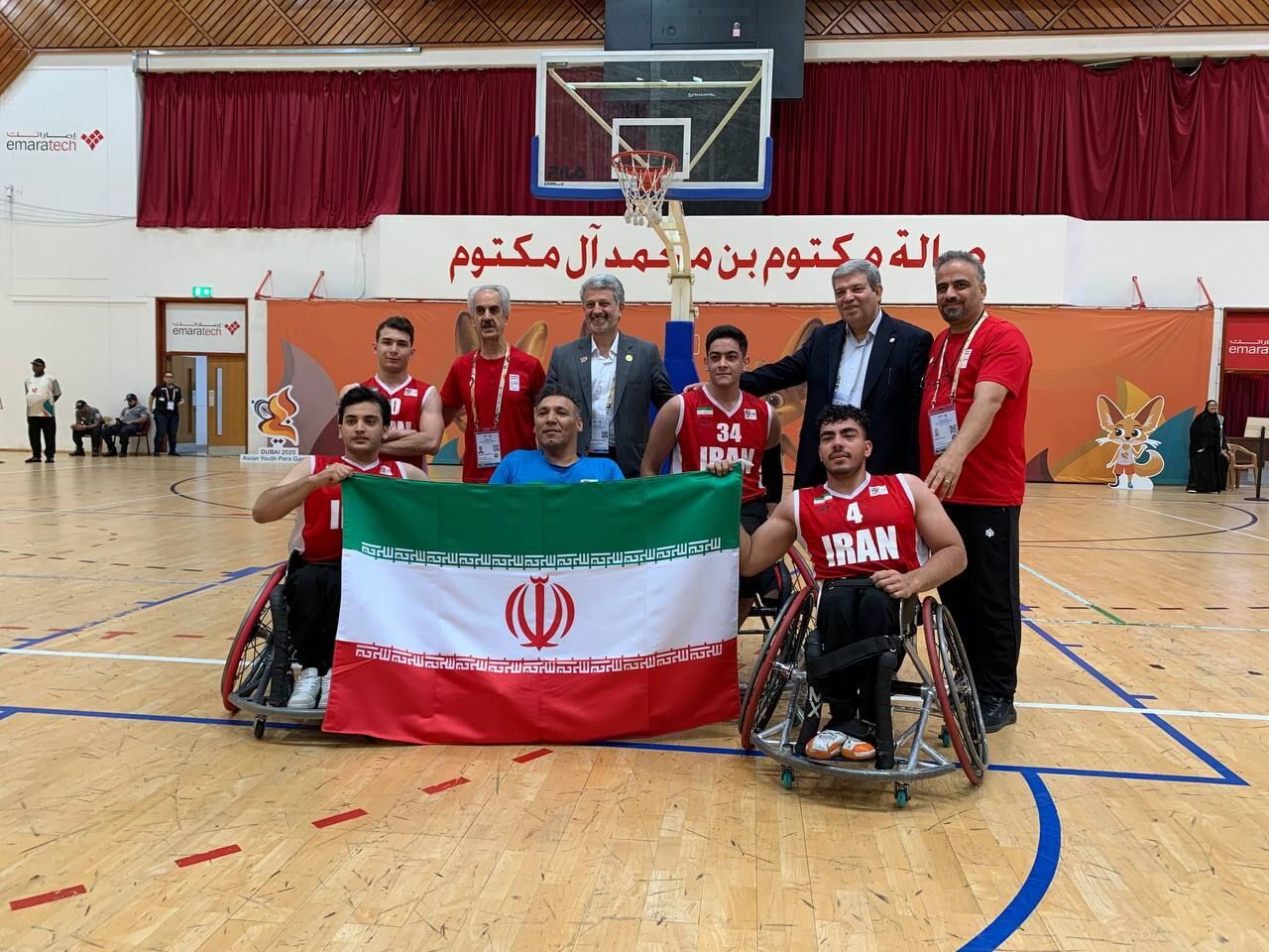 بازی‌های پاراآسیایی جوانان؛ تیم بسکتبال با ویلچر سه نفره پسران قهرمان شد