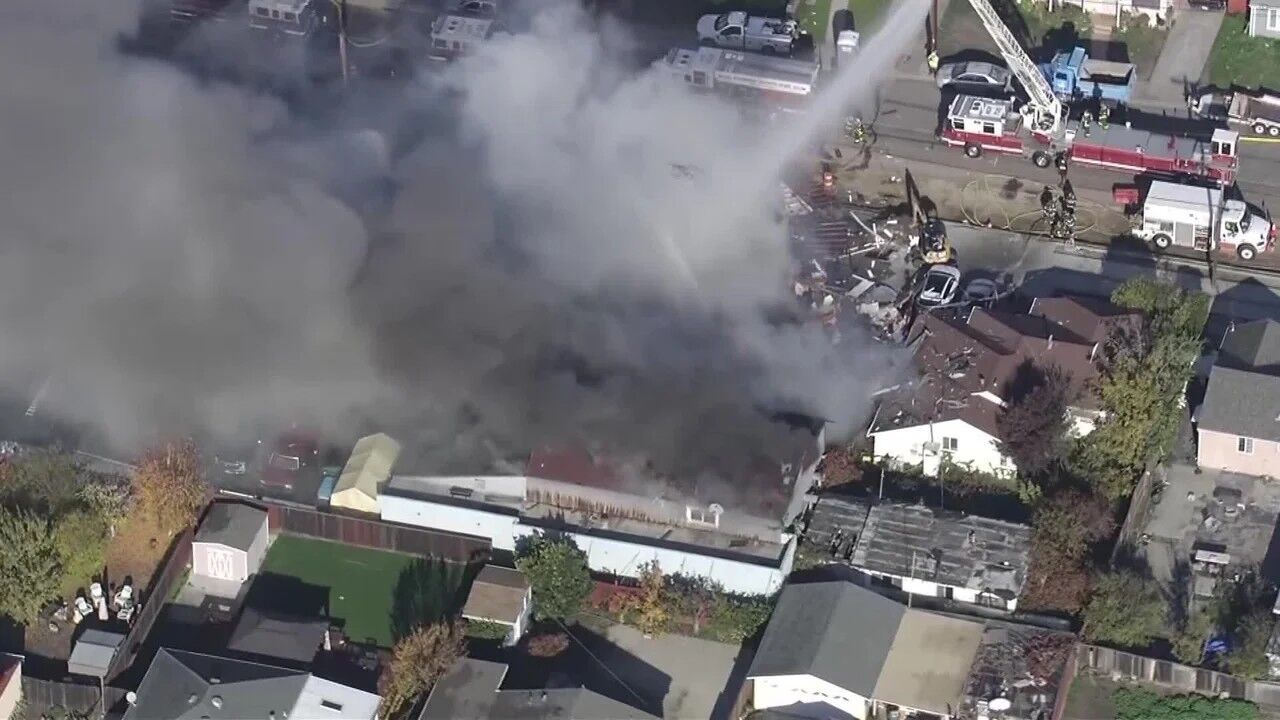 انفجار گاز و آتش سوزی بزرگ در سانفرانسیسکو