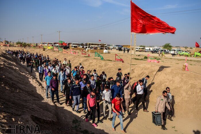 کاروان دانش‌آموزی ری رهسپار راهیان نور شد
