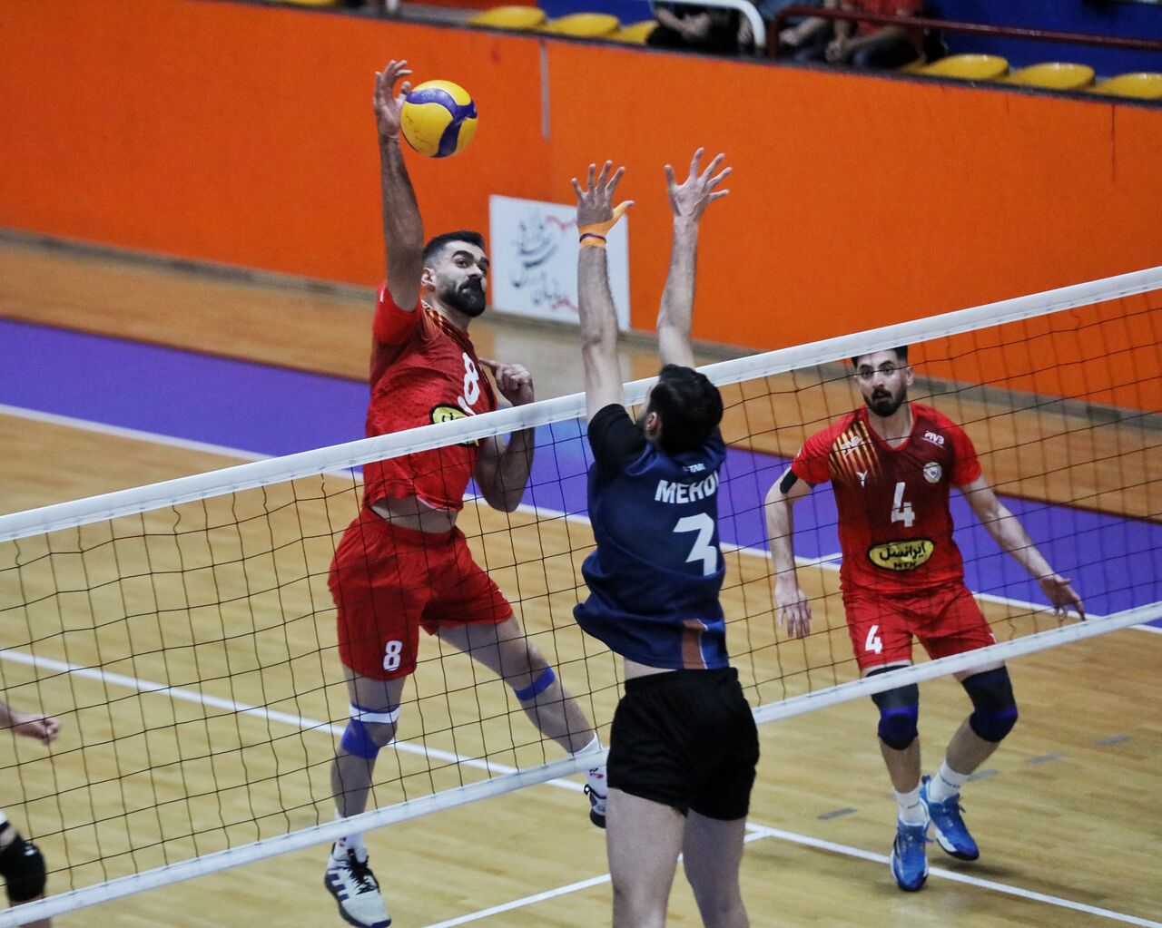 شهرآورد والیبال آذربایجان شرقی به سود مس سونگون