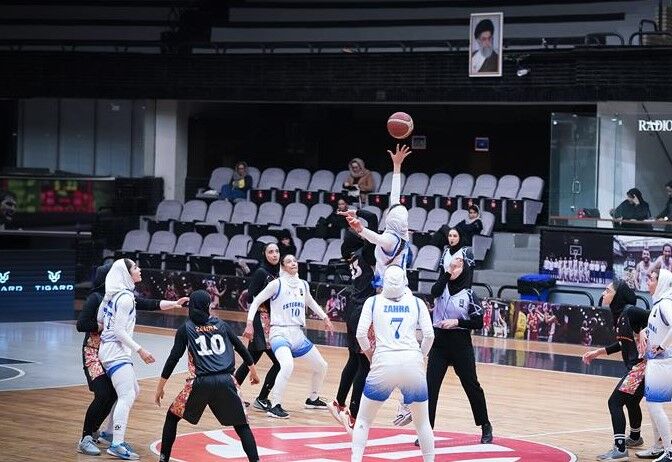 هفته نهم لیگ برتر بسکتبال بانوان؛ استقلال، قهوه باتسام، گروه بهمن و آکادمی سحر پیروز شدند