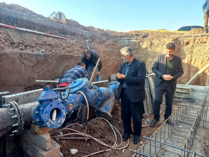 ایجاد سه ایستگاه فشارشکن برای تحقق عدالت و تاب‌آوری شبکه توزیع آب گرمسار