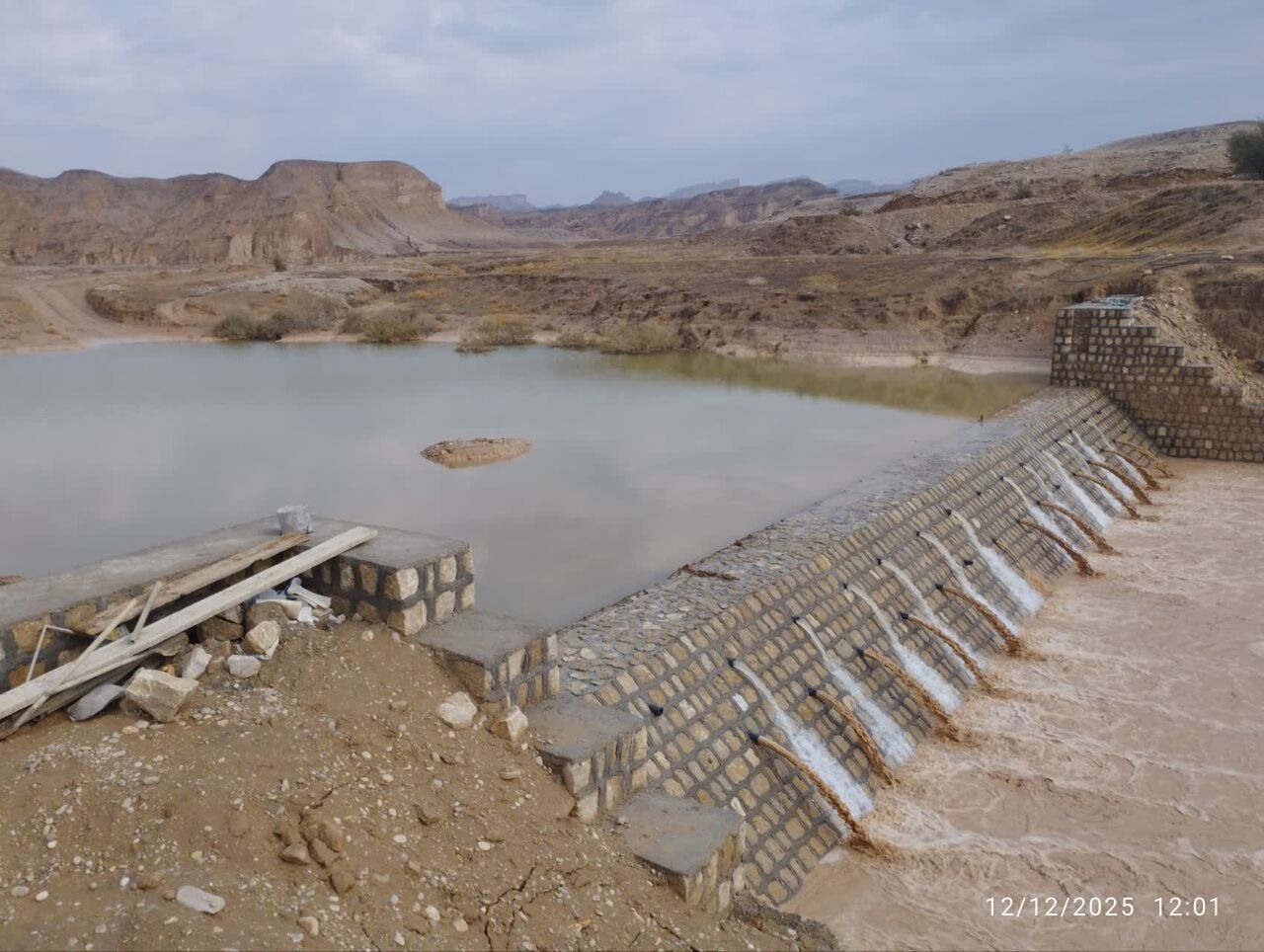 آبگیری ۳۶ میلیون مترمکعبی سازههای آبخیزداری بوشهر آبگیری ۳۶ میلیون مترمکعبی سازههای آبخیزداری بوشهر