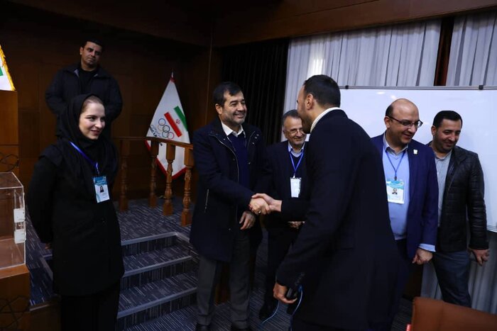 بازدید وزیر ورزش و جوانان از فرایند انتخابات کمیسیون ورزشکاران کمیته ملی المپیک