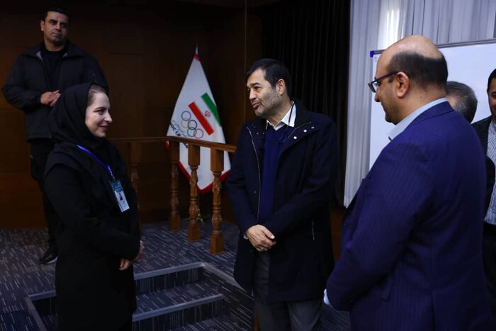 بازدید وزیر ورزش و جوانان از فرایند انتخابات کمیسیون ورزشکاران کمیته ملی المپیک