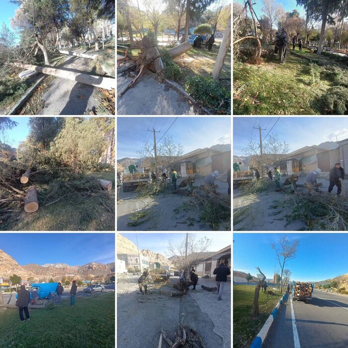 تندباد باعث بروز خسارت جانی و مالی در ایلام شد