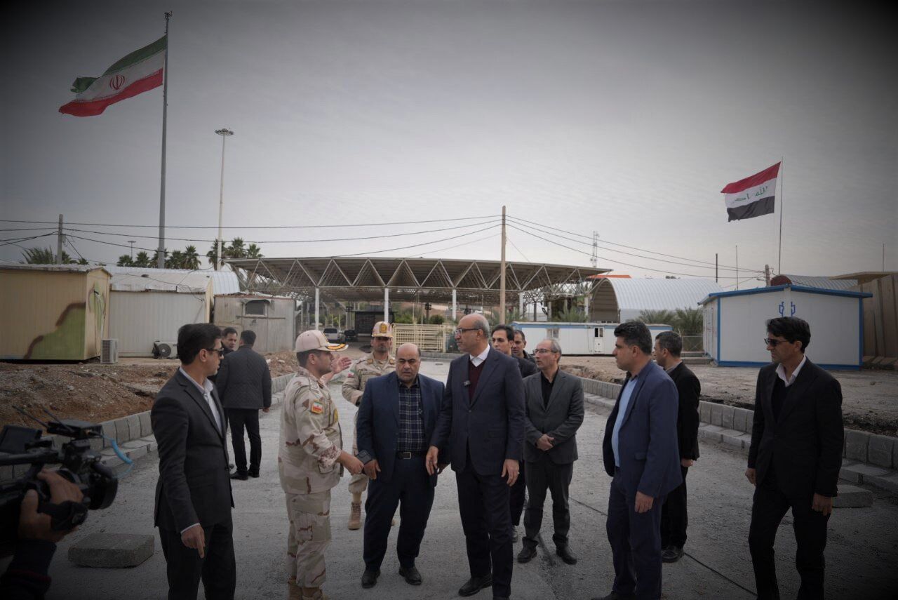 مسیر تردد کاپوتاژ خودروهای زائران در مرز خسروی قصرشیرین آماده بهره‌برداری است