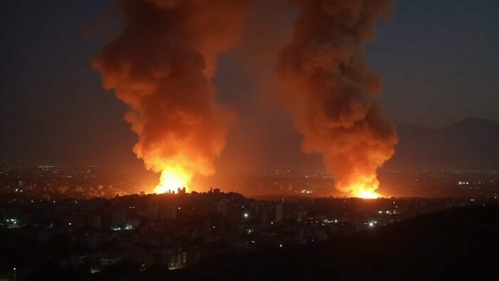 حمله آمریکا به ونزوئلا، انفجارهای متعدد در کاراکاس+ فیلم