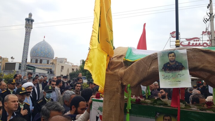 پیکر دومین شهید مدافع امنیت در بوشهر تشییع شد