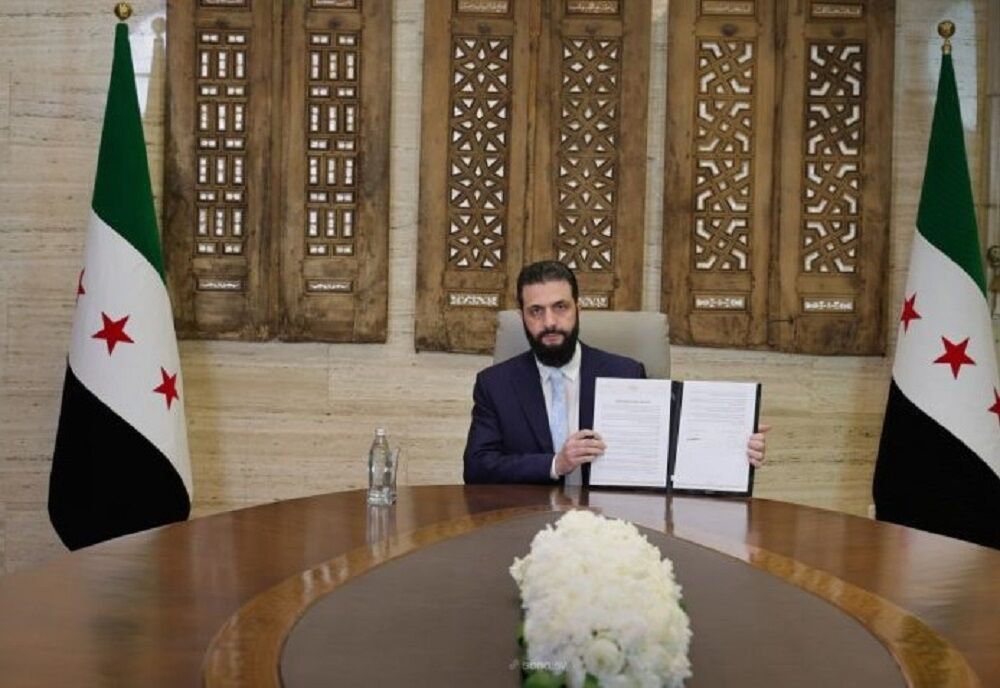 رئیس دولت موقت سوریه عفو عمومی صادر کرد