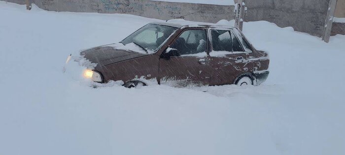 تشدید سرما در اردبیل/ دما در برخی مناطق به ۱۷- می‌رسد