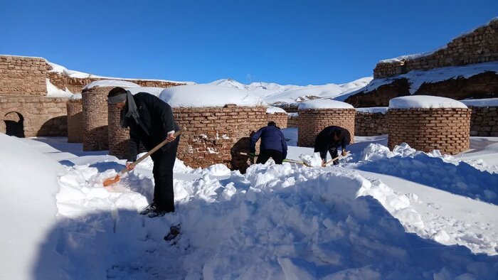 مسیر دسترسی به سایت باستانی تخت سلیمان باز شد