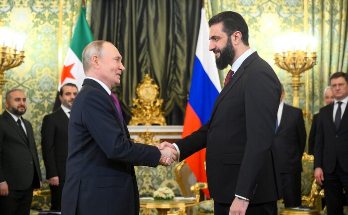 دومین سفر الشرع به مسکو/ اعلام آمادگی پوتین برای مشارکت در بازسازی سوریه