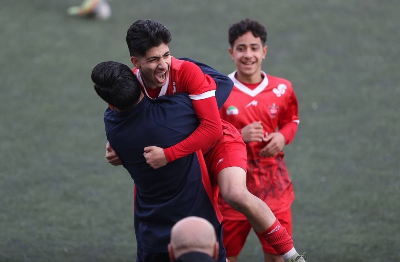 نونهالان پرسپولیس فاتح دربی خارج از خانه