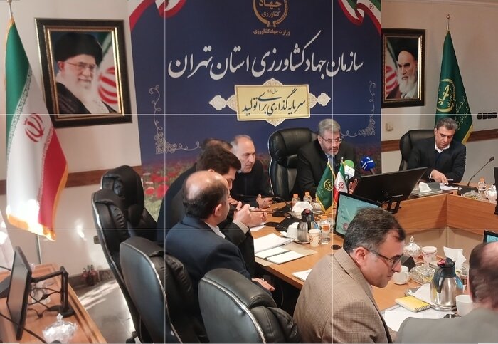 صرفه جویی ۷۷۴ هزار مترمکعب آب با بهره برداری از پروژه‌های کشاورزی تهران