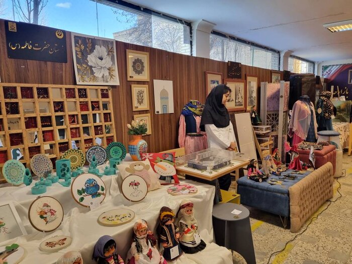 نمایشگاه دستاوردهای هنرجویان هنرستان‌های اردبیل گشایش یافت