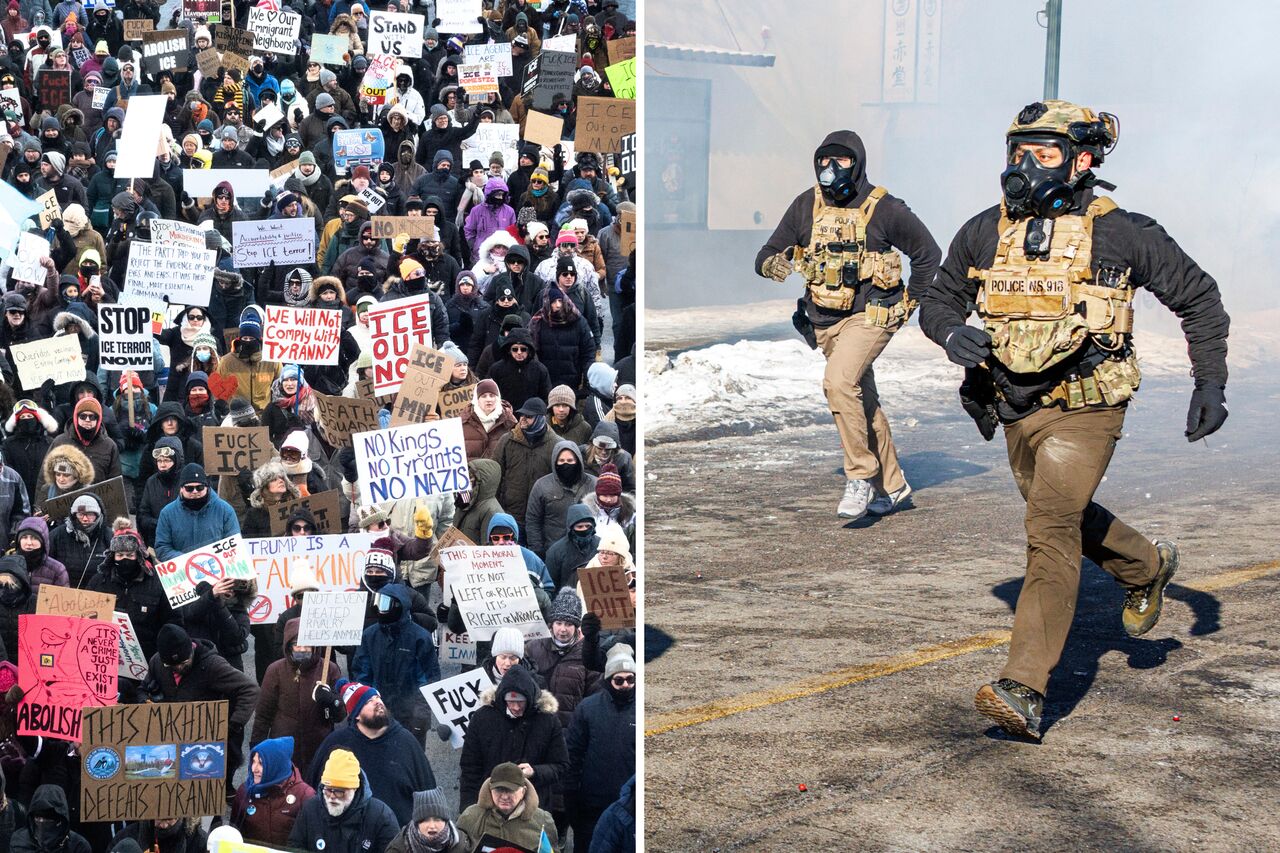 برنامه‌ریزی بیش از ۳۰۰ تظاهرات علیه خشونت ماموران اداره مهاجرت در آمریکا