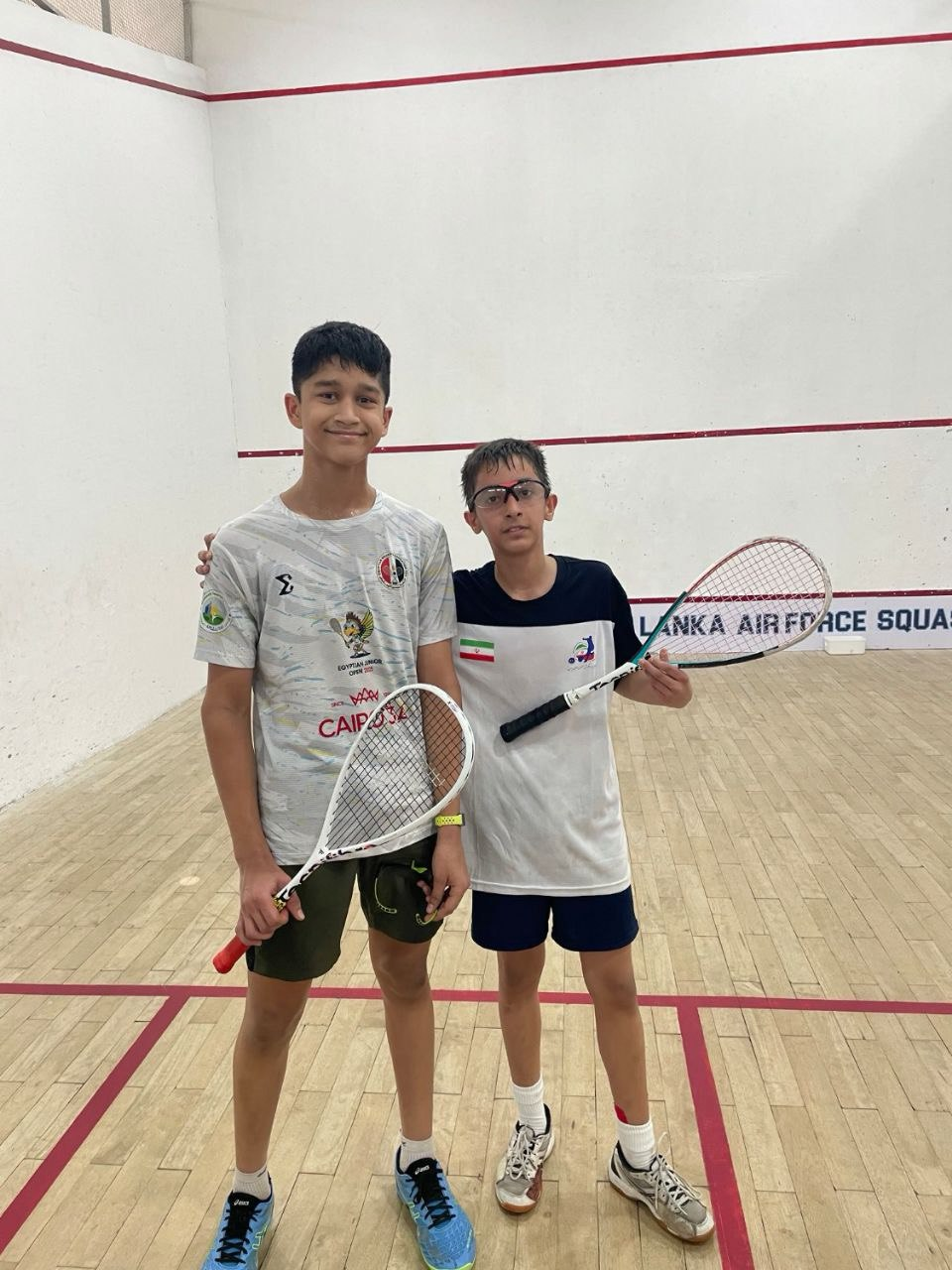 کسب ۲ مدال طلا و یک نقره ایران در مسابقات اسکواش سریلانکا جونیور