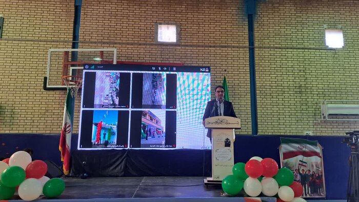 نواختن زنگ انقلاب در ۶ هزار مدرسه خوزستان همزمان با آغاز دهه فجر