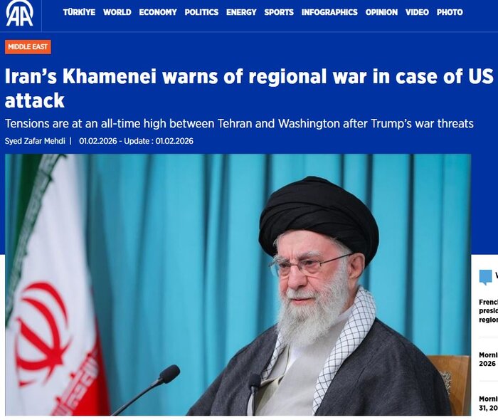هشدار درباره جنگ منطقه ای؛ محور مشترک رسانههای غربی در بازتاب بیانات رهبر انقلاب
