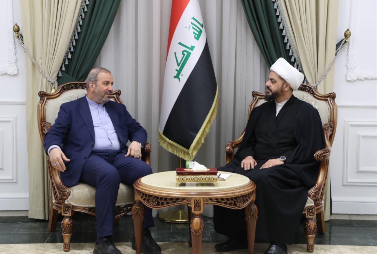 دیدار سفیر جمهوری اسلامی ایران با دبیرکل عصائب اهل الحق عراق