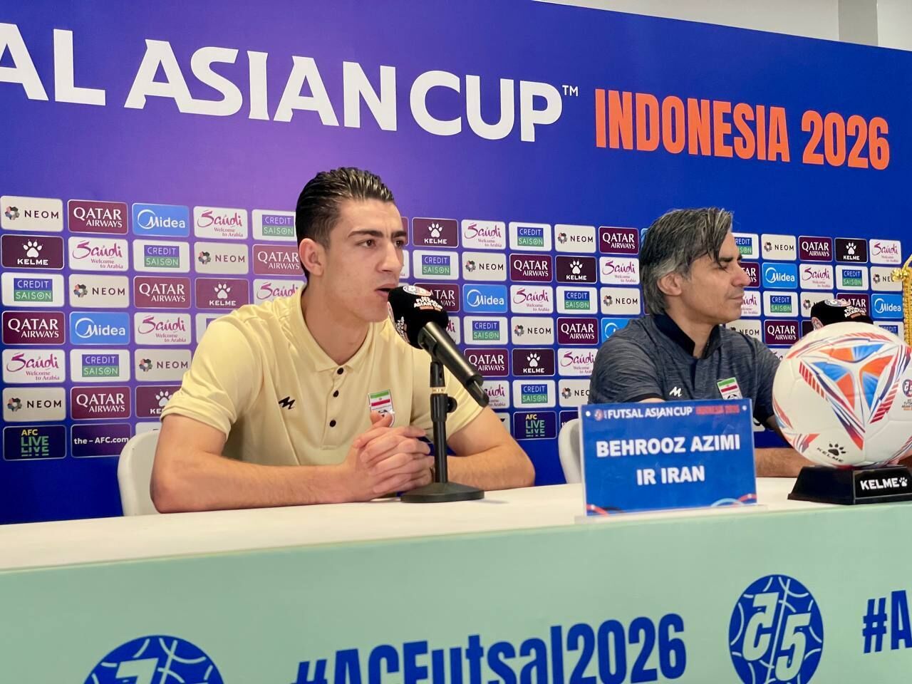 عظیمی: هدف ایران فقط قهرمانی است 