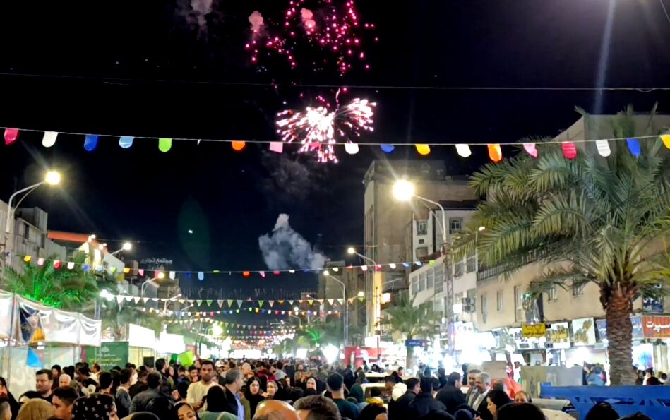 فیلم| اهواز، غرق در نور و سرود نیمه شعبان