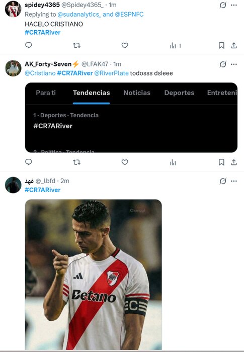 کمپین عجب هواداران مشهور آرژانتینی؛ رونالدو را می‌خواهیم