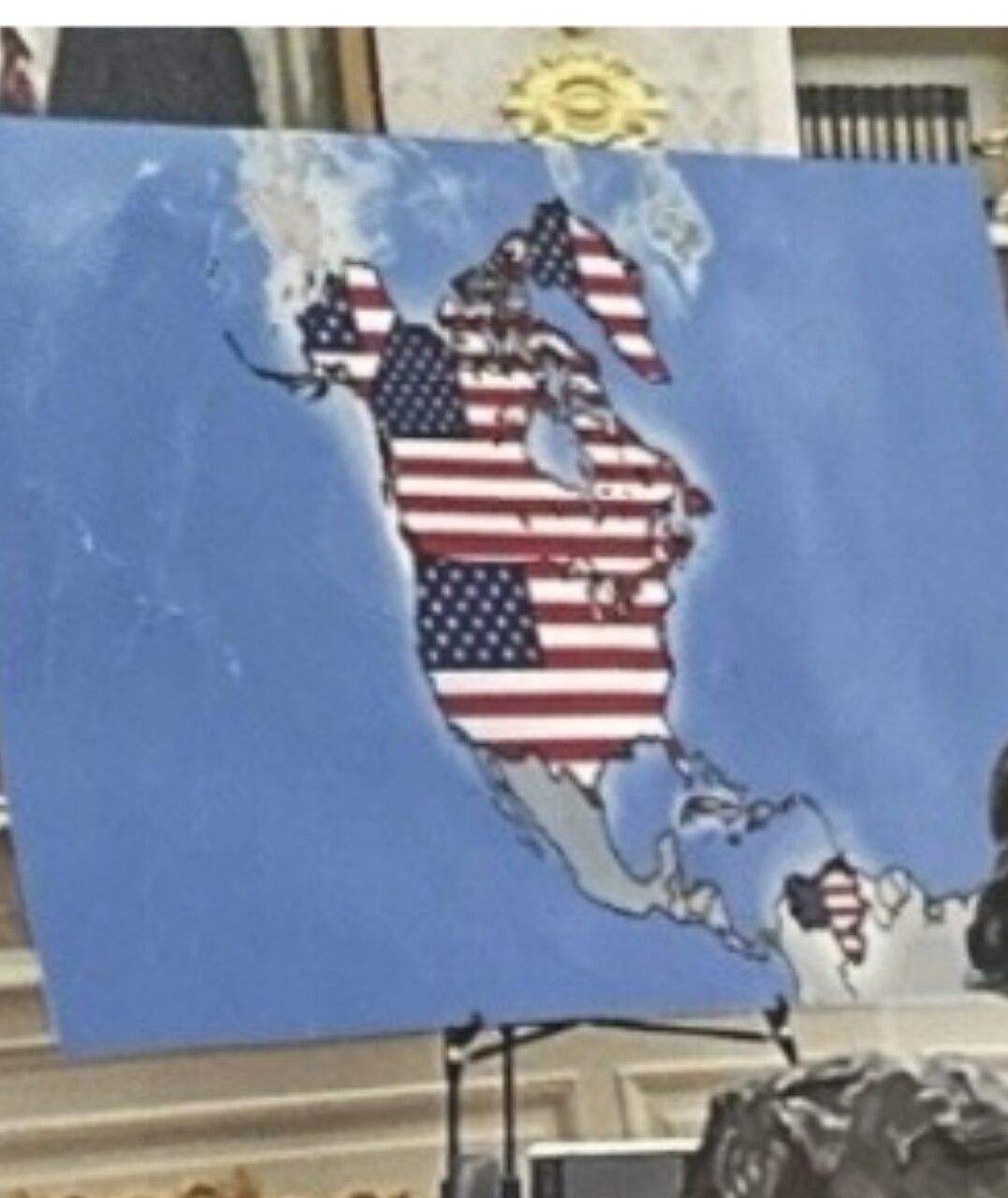 پیام پنهان ترامپ در یک عکس دستکاری شده