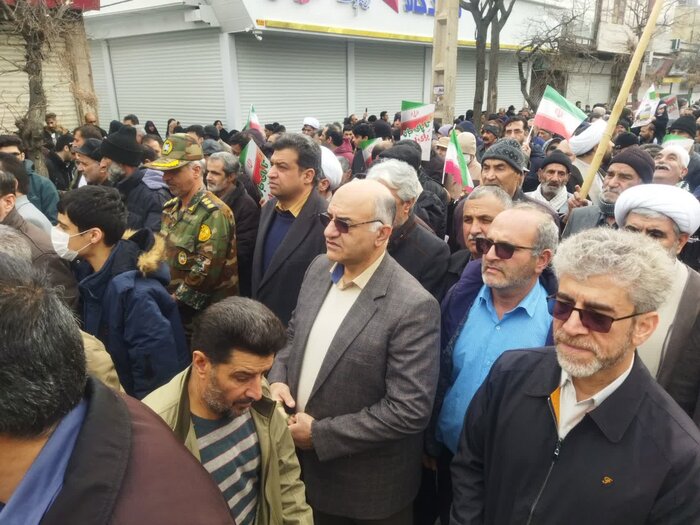 راهپیمایی 22 بهمن ماه 1404 قدرت اله ولدی فرماندار بروجرد