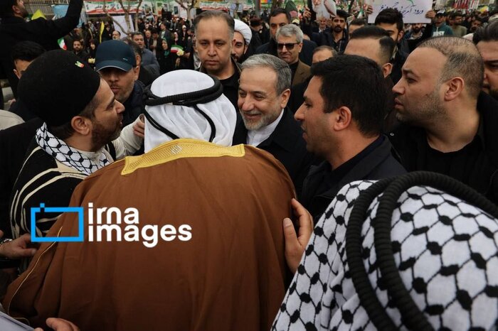 عراقچی: دلگرم به حضور مردم و نیروهای مسلح هستیم&nbsp;