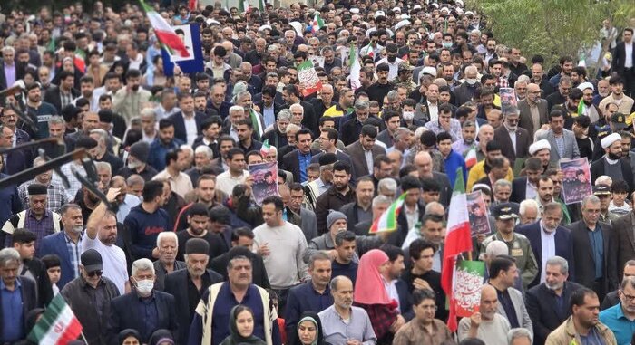 خوزستان یکصدا و منسجم در راهپیمایی ۲۲ بهمن