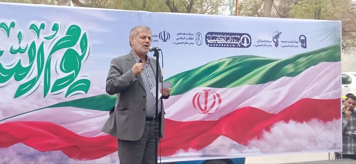 خوزستان یکصدا و منسجم در راهپیمایی ۲۲ بهمن +فیلم