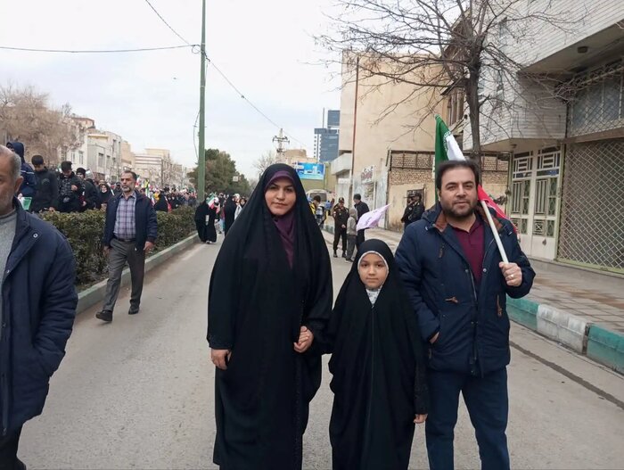 حاشیه‌های مراسم راهپیمایی ۲۲ بهمن قزوین