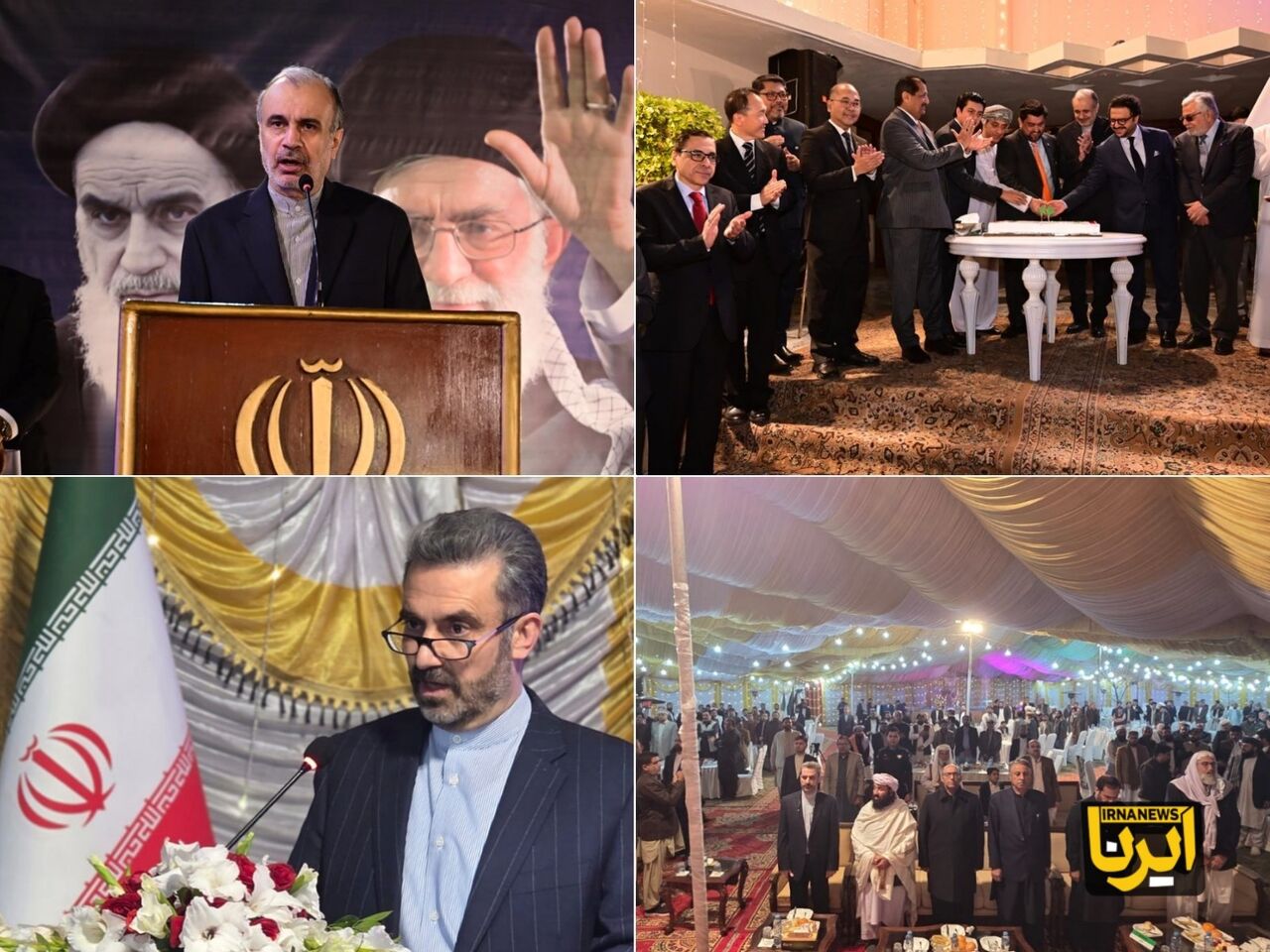 جشن سالگرد پیروزی انقلاب اسلامی ایران در شهرهای کویته و کراچی برگزار شد + عکس