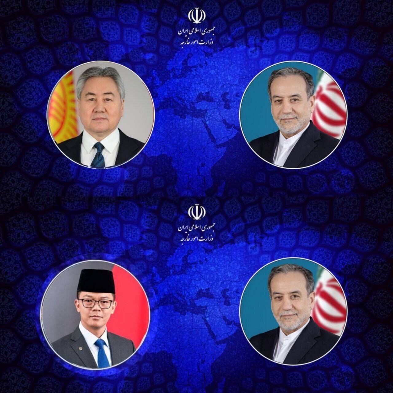 Министры иностранных дел Индонезии и Киргизии поздравили Иран с 47-й годовщиной победы Исламской революции