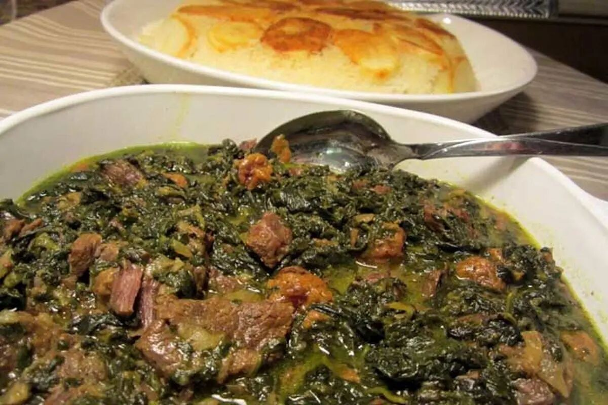 خورشت اسپناک مازندرانی؛ طعم خوش رمضان