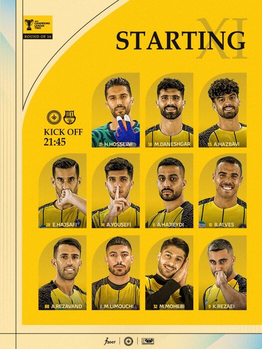 ترکیب سپاهان برابر الاهلی مشخص شد